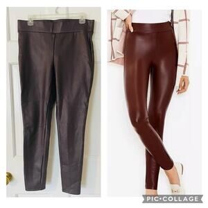 LOFT Faux Leather Skinny Pants